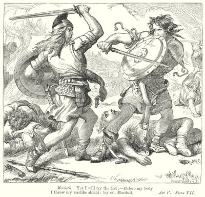 Macbeth (incisione) da Henry Courtney (after) Selous