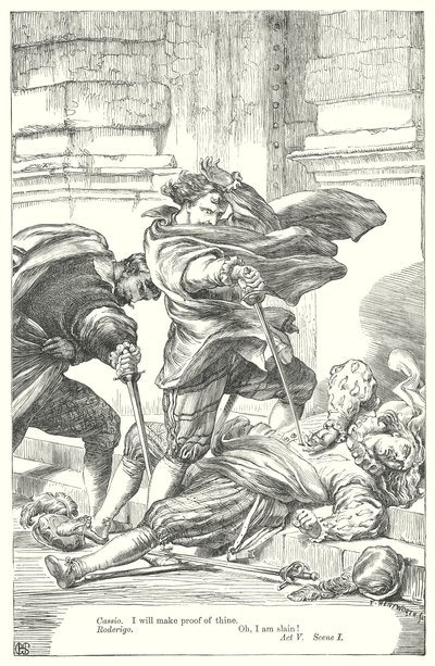 Otello (incisione) da Henry Courtney (after) Selous