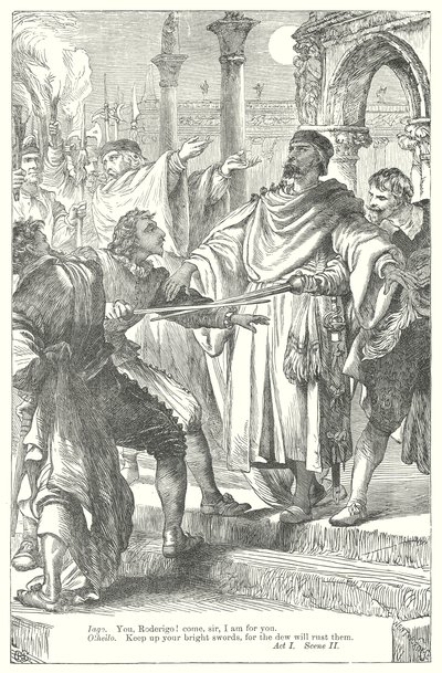 Otello (incisione) da Henry Courtney (after) Selous