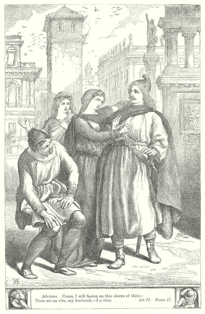 La commedia degli errori (incisione) da Henry Courtney (after) Selous
