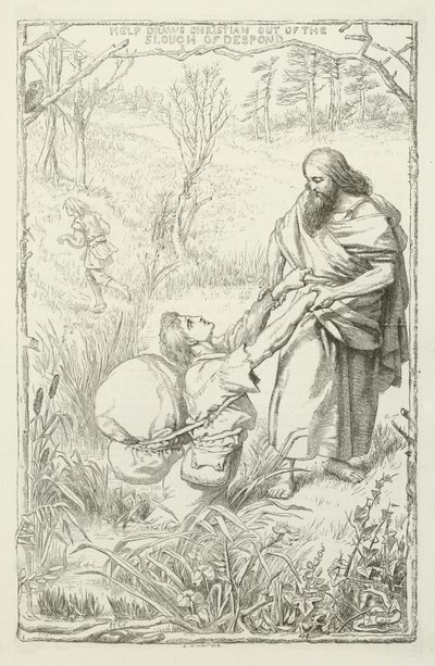 Illustrazione per Il Viaggio del Pellegrino di John Bunyan da Henry Courtney Selous