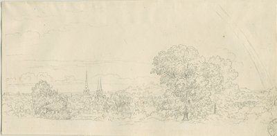 Lichfield - Vista distante da Henry Curzon Allport