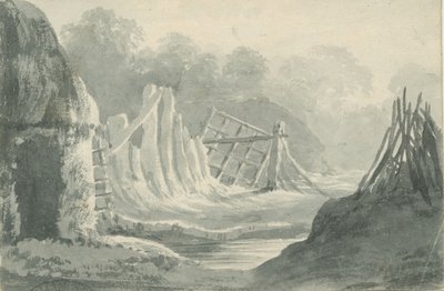 Lichfield - Edial: disegno a seppia, nd [1788-1855] da Henry Curzon Allport