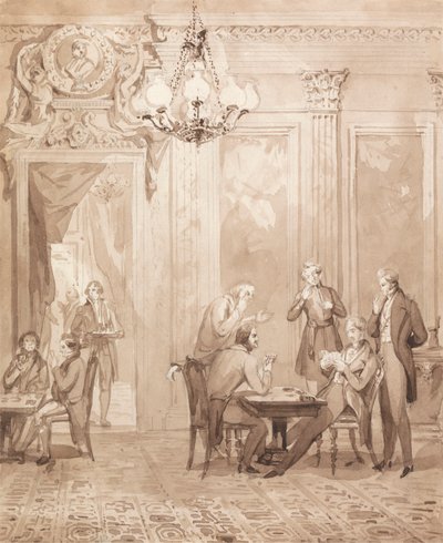 La vita di un nobile: Scena quinta - La casa da gioco da Henry Dawe