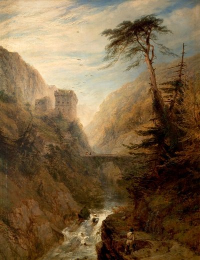 Una Valle del Derbyshire, 1849 da Henry Dawson