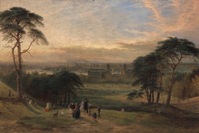 Londra da Greenwich Hill [1869, Royal Academy of Arts, Londra, catalogo della mostra] da Henry Dawson