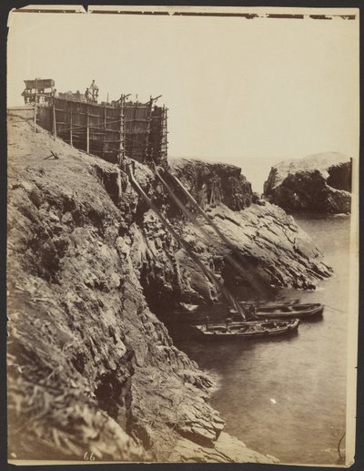 Tiri per caricare gli accendini con il guano, Isole Chincha da Henry DeWitt Moulton
