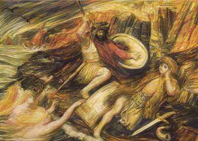 La morte di Sigfrido da Henry De Groux