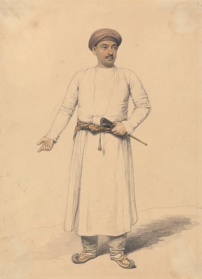 Ritratto di un Principe Indiano da Henry Edridge