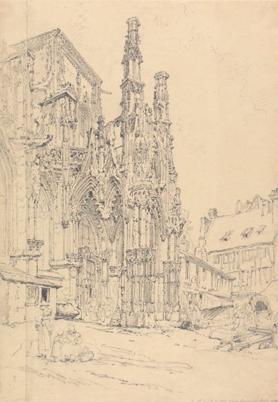 Portico Sud di Notre Dame, Louviers da Henry Edridge