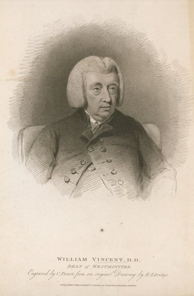 William Vincent, DD, Decano di Westminster da Henry Edridge