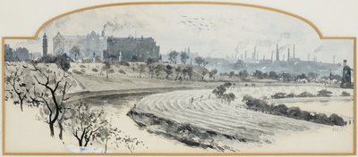 Parco di Peel e Pendleton dal Crescent da Henry Edward Tidmarsh