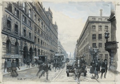Magazzini di Portland Street da Henry Edward Tidmarsh