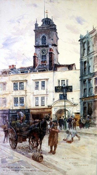 San Giles, Cripplegate da Henry Edward Tidmarsh