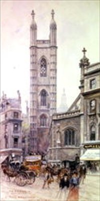 St Mary Aldermary, Queen Victoria Street da Henry Edward Tidmarsh