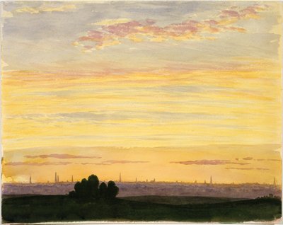 Città e tramonto da Henry Farrer