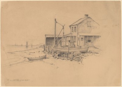 Barche da Pesca e Capanna da Henry Farrer