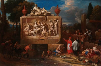 Paesaggio fantastico con San Carlo Borromeo da Henry Ferguson