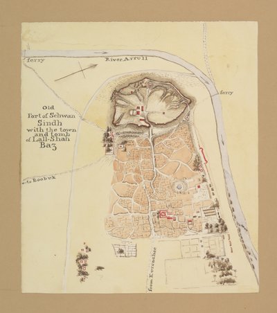 Vecchio forte di Sehwan, Sindh da Henry Francis Ainslie