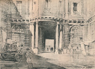 Doppia fila con palazzi desolati, c1927 da Henry Franks Waring