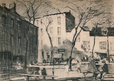 La Place Du Tertre, c1927 da Henry Franks Waring