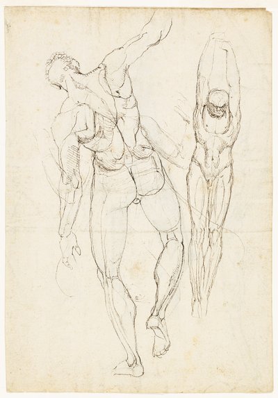 Studi di Figure (recto e verso) da Johann Heinrich Füssli