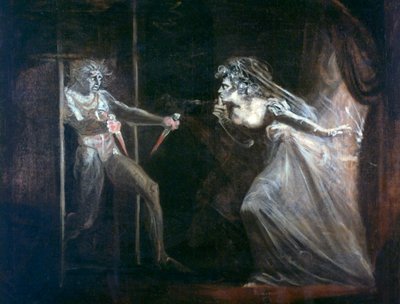 Lady Macbeth che afferra i pugnali, esposto 1812 da Johann Heinrich Füssli