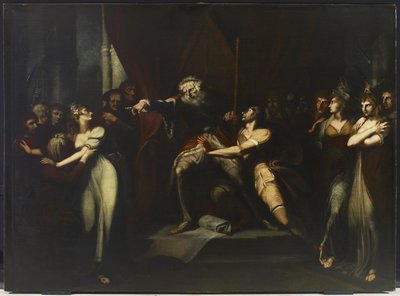 Lear che bandisce Cordelia da Johann Heinrich Füssli