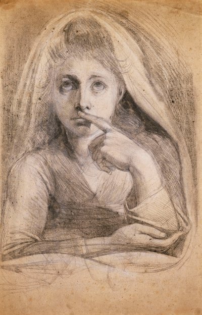 Martha Hess come Silenzio da Johann Heinrich Füssli