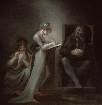 Milton detta a sua figlia, 1794 da Johann Heinrich Füssli