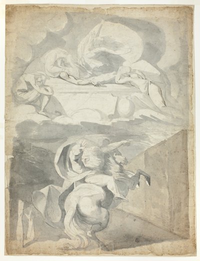 Odino nel mondo sotterraneo da Johann Heinrich Füssli