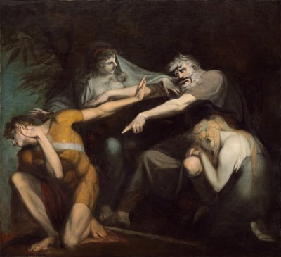 Edipo maledice suo figlio Polinice da Johann Heinrich Füssli