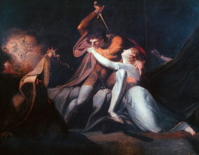 Percival che libera Belisane..., esposto 1783 da Johann Heinrich Füssli