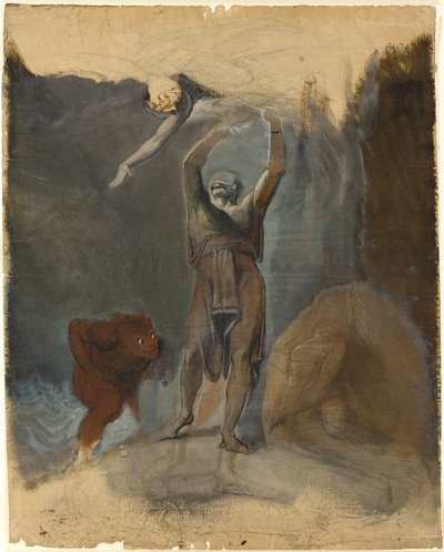 Prospero, Miranda, Caliban e Ariel da Johann Heinrich Füssli