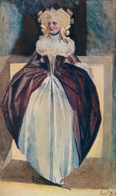 Schizzo di una signora, XVIII secolo da Johann Heinrich Füssli