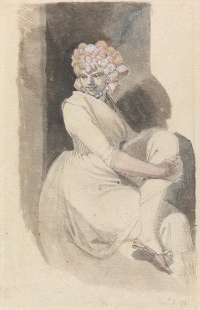 Studio di una donna seduta da Johann Heinrich Füssli
