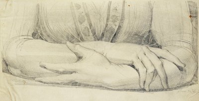 Studio delle Braccia Guantate di una Donna, 1798 da Johann Heinrich Füssli