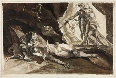 La Grotta della Disperazione da Johann Heinrich Füssli