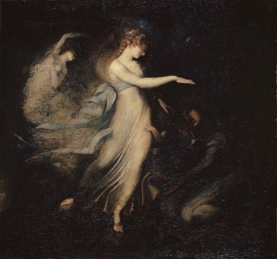 La Regina delle Fate appare al Principe Artù, 1785-88 da Johann Heinrich Füssli