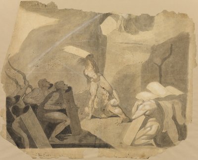 Titani che Assaltano il Monte Olimpo da Johann Heinrich Füssli