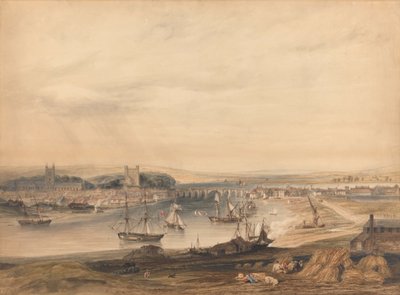 Una vista di Rochester, la città e il porto da Henry Gastineau