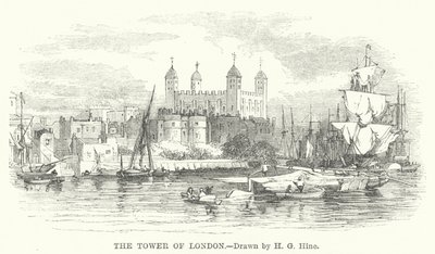 La Torre di Londra (incisione) da Henry George (after) Hine