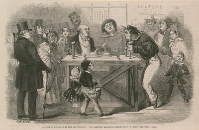 Vacanze di Natale al Politecnico (incisione) da Henry George Hine