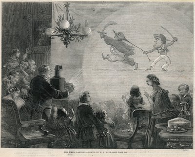 La lanterna magica (incisione) da Henry George Hine