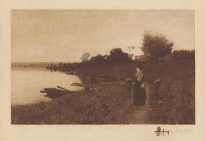 Senza titolo (Passeggiata al chiaro di luna) da Henry Golden Dearth