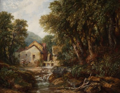 Un mulino a Rowsley, Derbyshire da Henry Harris Lines