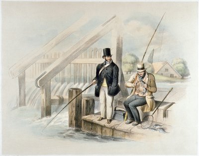 Pesca alla trota, Beddington Park, da una serie di sei immagini di 