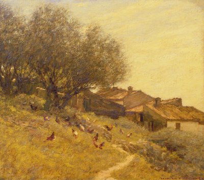 Un villaggio collinare in Provenza da Henry Herbert La Thangue