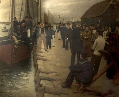 Una missione per i marinai, 1891 da Henry Herbert La Thangue