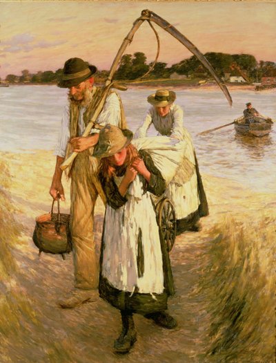 Lavoratori Agricoli Migranti (Famiglia) da Henry Herbert La Thangue